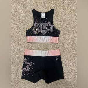 Black and Pink KC Star Athletic Set